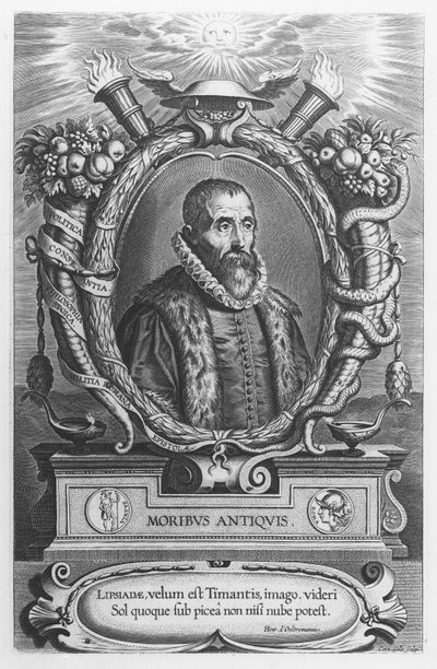 Portrait of Justus Lipsius by Cornelis Galle the Elder